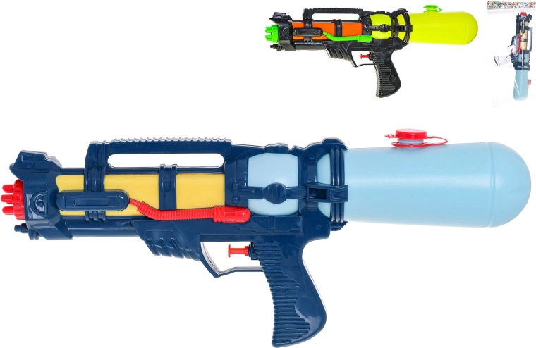 Pistol cu apă 42 cm cu rezervor și pompă pentru copii