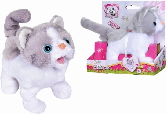 Pisicuță interactivă din pluș CHICHI LOVE 15 cm