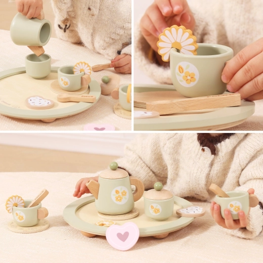 Tavă rotundă pentru servire ușoară