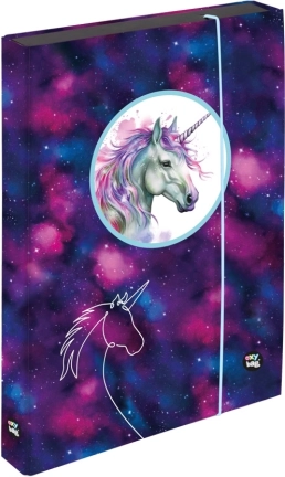 Cutie pentru caiete A5 jumbo OXYBAG OXY GO unicorn