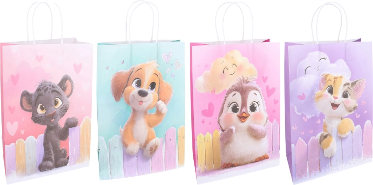 Pungă cadou pentru copii S 21 × 27 × 11 cm - 1 bucată