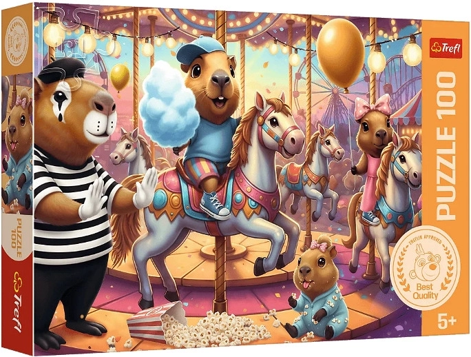 Puzzle Capibare în vacanță 100 de piese
