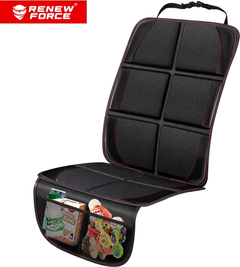 Saltea de protecție pentru scaun auto 2 în 1 cu organizator