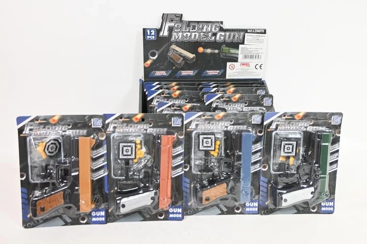 Pistol cu bile – mini joc de precizie (1 buc., trimitem aleatoriu)