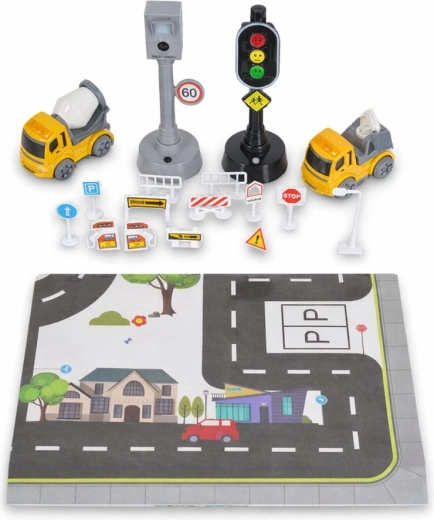 Covoraș de joacă pentru construirea rapidă a orașului