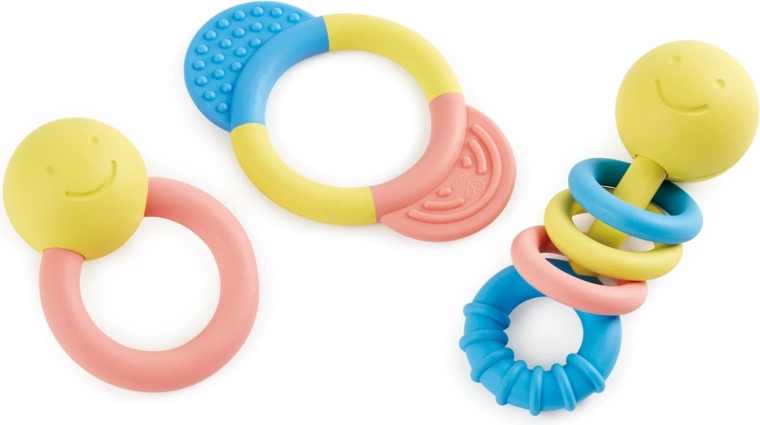 Hape Eco Baby set de zornăitoare și jucării de dentiție