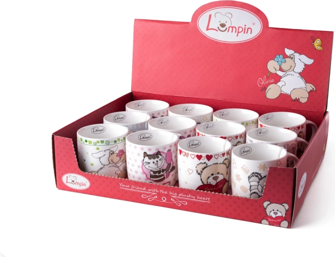 Set de căni ceramice Lumpin mix 12 bucăți