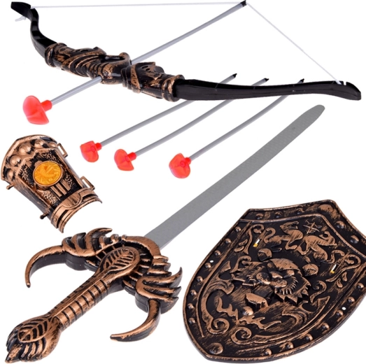Set fantastic de arme cavalerești pentru copii