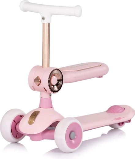 2 în 1: trotinetă și bicicletă de echilibru într-una
