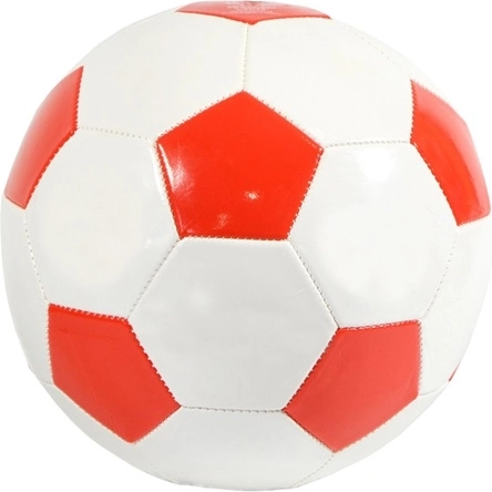Minge de fotbal Biedronka alb-roșie Eneko mărimea 5