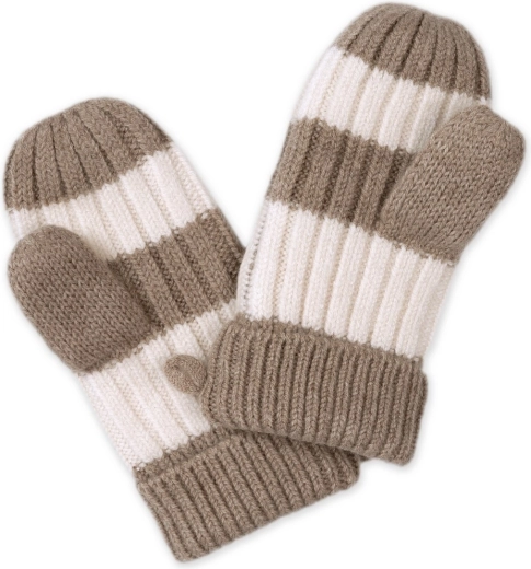 Mănuși tip „mitene” călduroase din lână merino