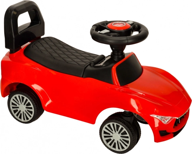 Mașinuță de împins cu sunete și lumini – Roșu