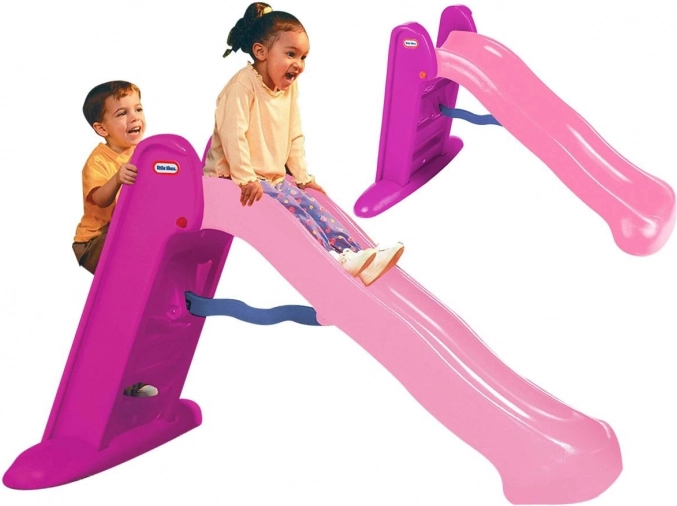 Tobogan Roz pentru Copii Little Tikes Easy Store