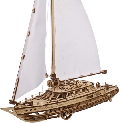 ugears kit mecanic 3d din lemn iaht serenity's dream