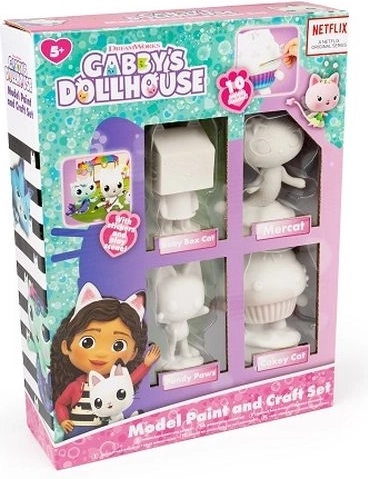 Spin Master Gabby’s Dollhouse set creativ pentru pictarea figurinelor