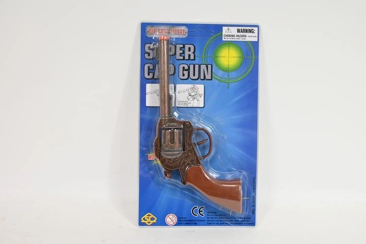 Pistol metalic cu capse în blister