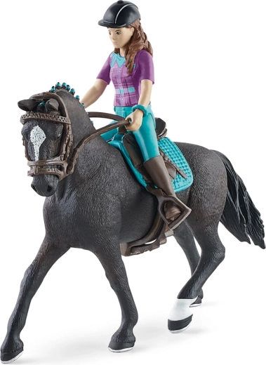 Schleich Horse Club Lisa cu calul Storm