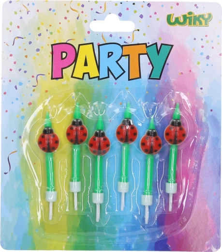 Lumânări petrecere buburuză