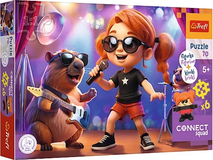 Puzzle Connect Sue 70 piese cu figurină