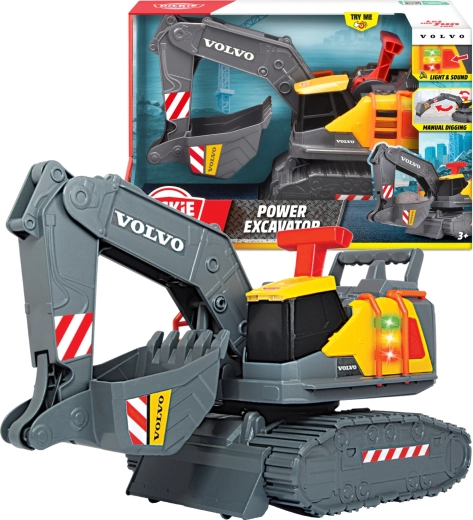 Excavator Volvo Power Excavator cu lumini și sunete