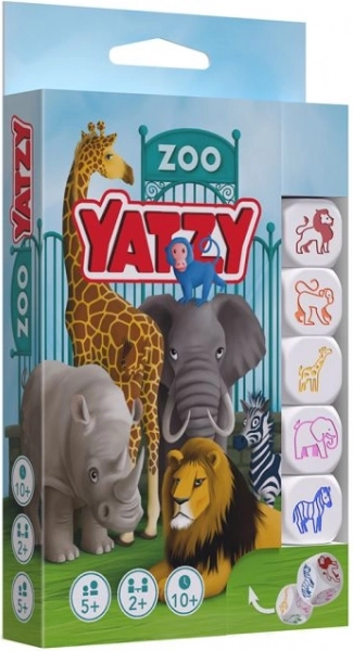 YATZY – zoo: joc de zaruri de familie pentru copii de la 5 ani