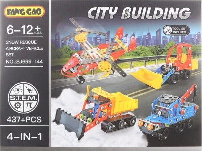 Set de construcție cu șurub transporturi