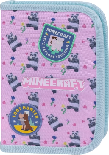 Penar școlar cu un compartiment BAAGL Minecraft Panda