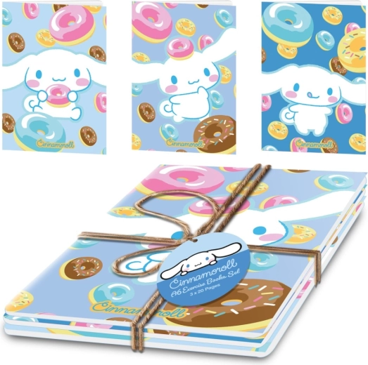 Cinnamoroll set de caiete A5 (3 buc.)