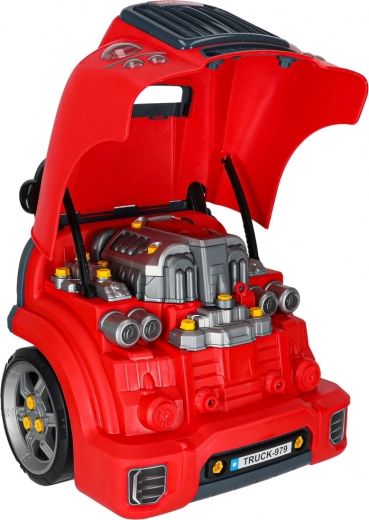 Capotă deschizătoare și motor demontabil