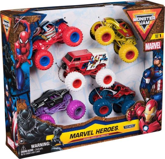 5 monster truck-uri eroice într-un singur pachet