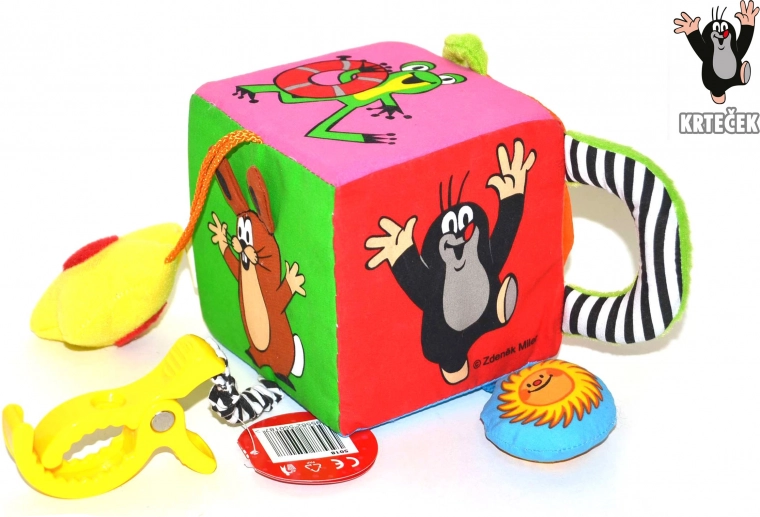 Cub textil multi cu Krtek