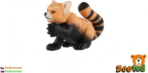Figurină Panda Roșie