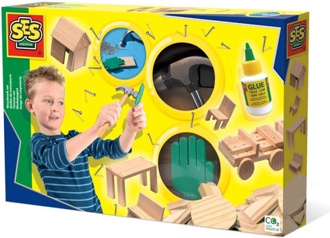 SES Creative set pentru micuțul tâmplar