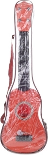 Chitară pentru copii din plastic, cu husă
