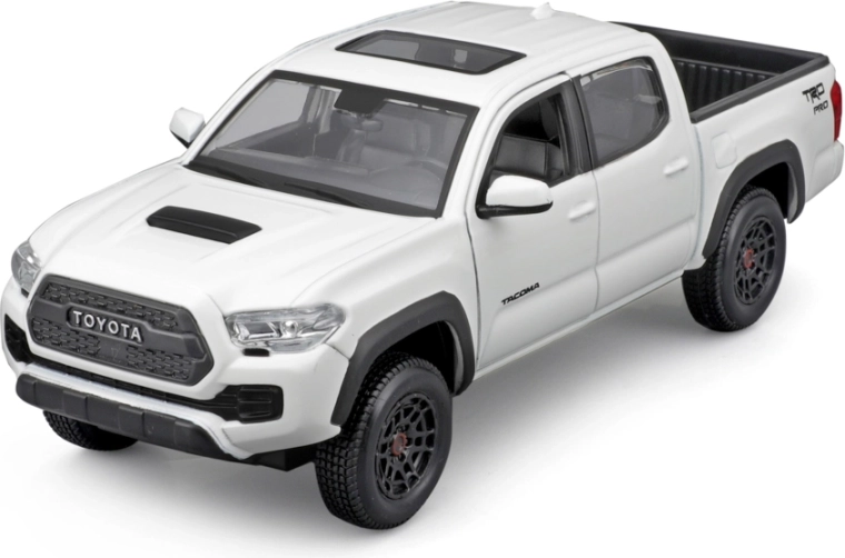 Maisto Toyota Tacoma TRD Pro albă 1:27