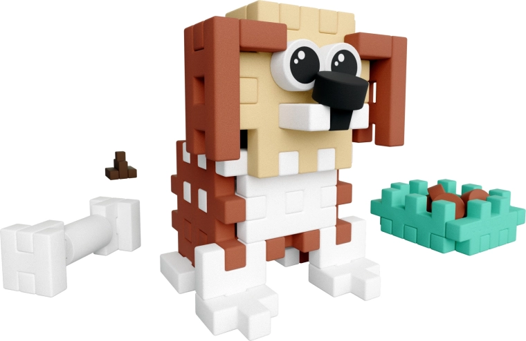 Beagle adorabil cu accesorii pentru joc de rol