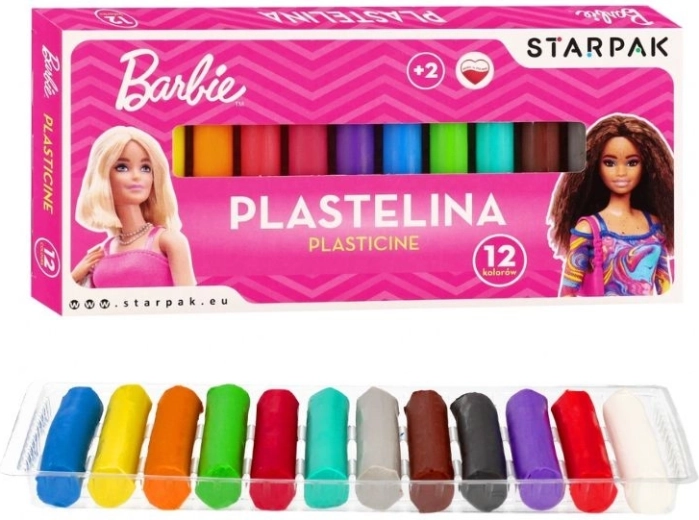 Plastilină Barbie 12 culori