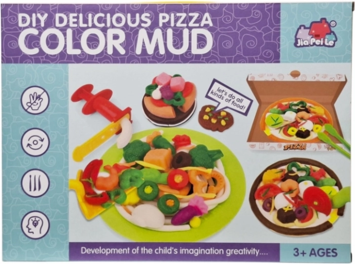 Set creativ cu plastilină pentru modelat – pizza