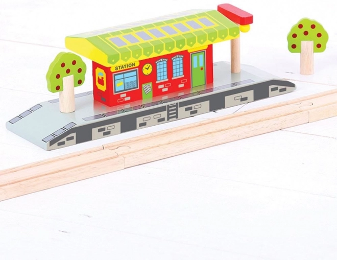 Bigjigs Rail gară rurală