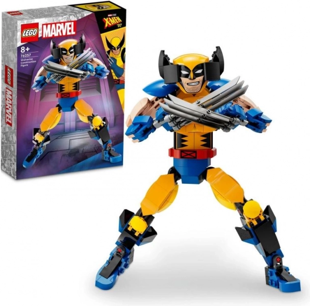 Figurină LEGO Marvel WOLVERINE de construit