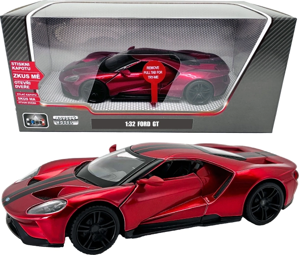 Model metalic Ford GT 2017 la scara 1:32, cu lumini și sunete