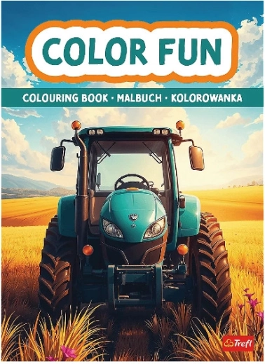 Cărți de colorat: utilaje agricole