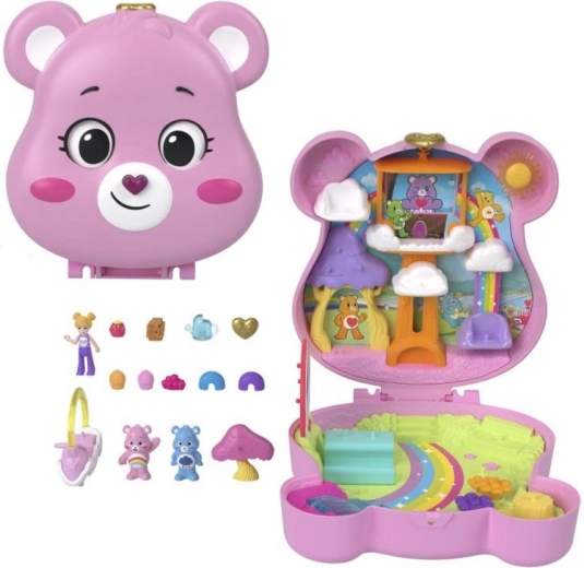 Setul de jucării Polly Pocket și Care Bears