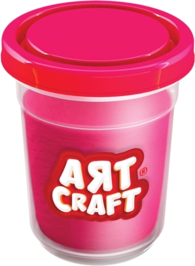 Patru recipiente de plastilină colorată