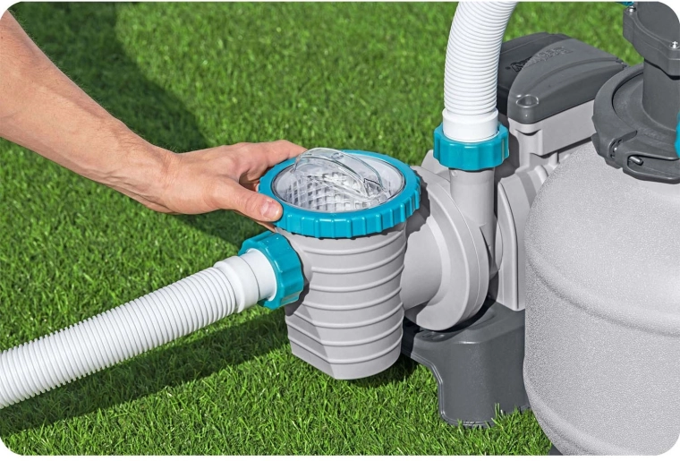 Coș transparent al prefiltrului pentru verificare rapidă