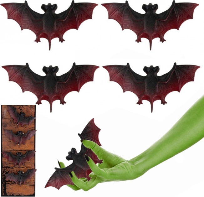 decorațiune de Halloween lilieci set 4 buc