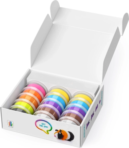 15 borcănașe de culori pentru combinații nelimitate