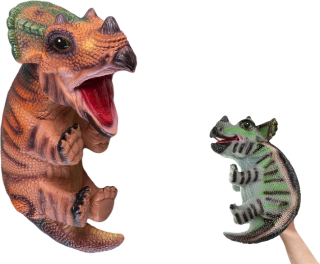 Marionetă dinozaur – pui 42 cm, 2 culori