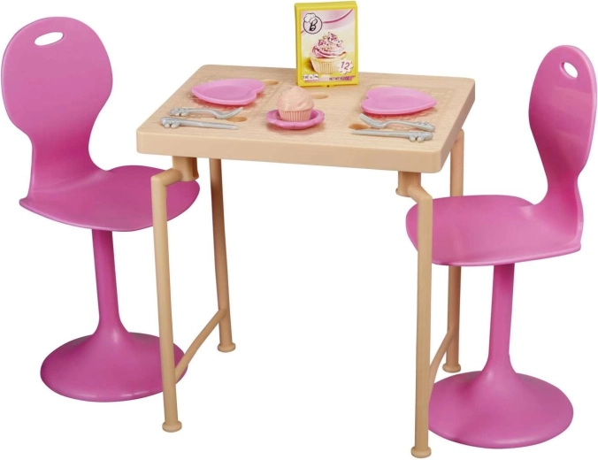 Set de dining cu măsuță și două scaune