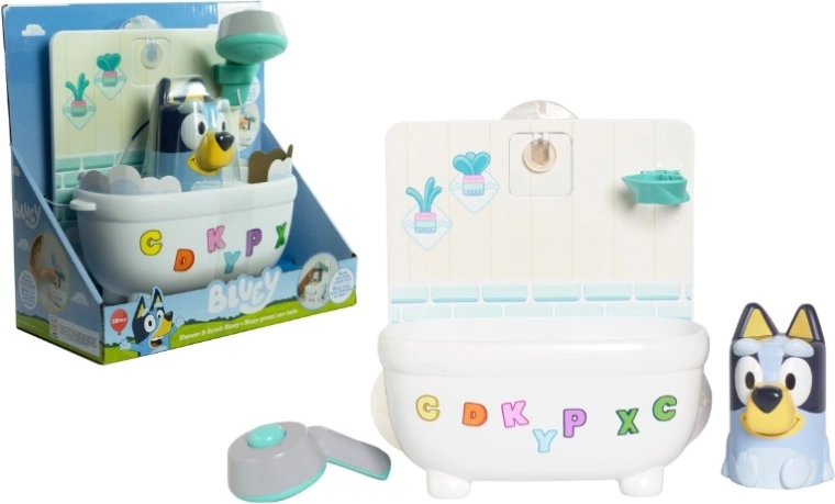 TOMY Toomies Bluey baie în cadă